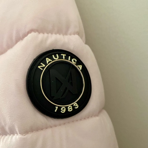 New Nautica pink Puffer jacket - Picture 4 of 5